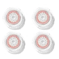 Brushot Brush Head Replacements Compatible with Clarisonic Mia 1, Mia 2, Mia Fit, Alpha Fit, Smart Profile Uplift | Radiance, 4 Count