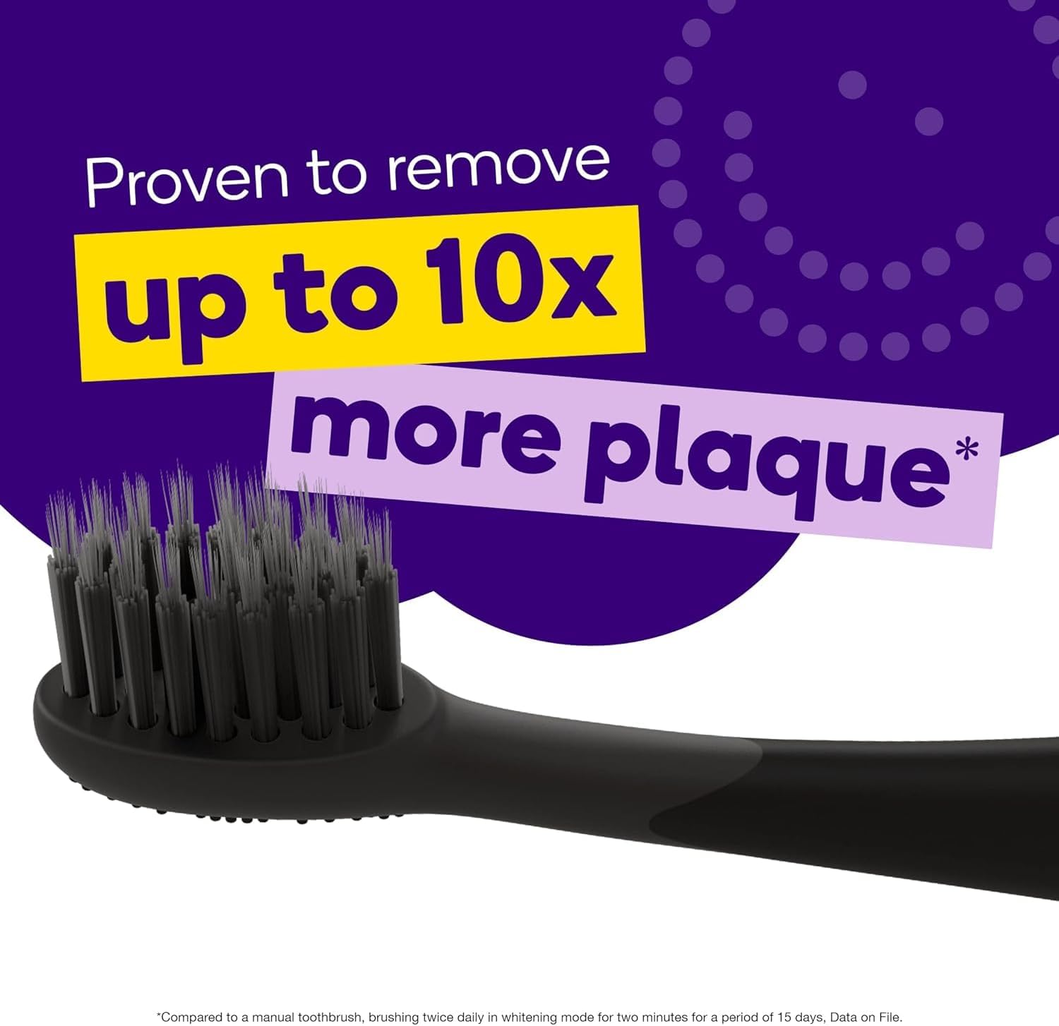 BURST Pro Sonic Electric Toothbrush Genuine Replacement Heads (Black/3 Pack) | Soft Bristles for Deep Clean, Stain & Plaque Removal