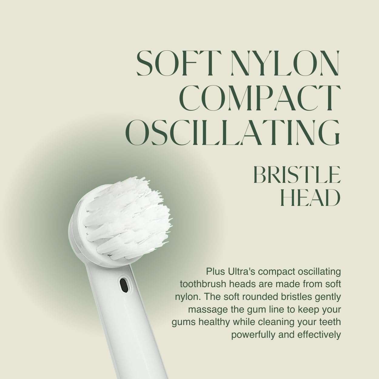 PLUS ULTRA Eco-Friendly Oral-B Compatible Electric Toothbrush Replacement Heads - 2 Heads Per Pack - Soft Toothbrush for Sensitive Teeth