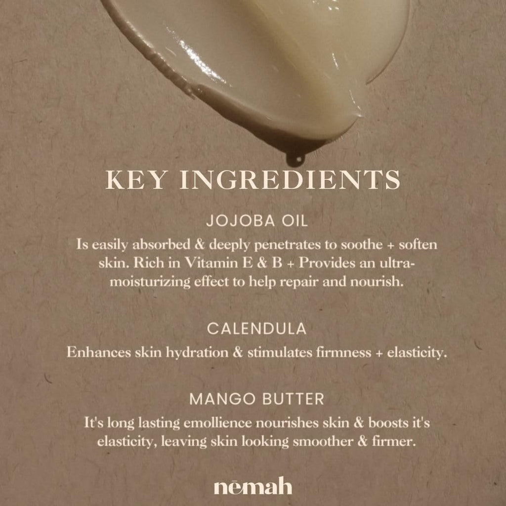 Nemah - Organic Nipple Balm, Nipple Cream Safe for Breastfeeding - 2-in-1 Nipple Butter & Lip Balm, Nursing Nipple Balm - Non-Greasy, Vegan, & Cruelty-Free - 1 oz.