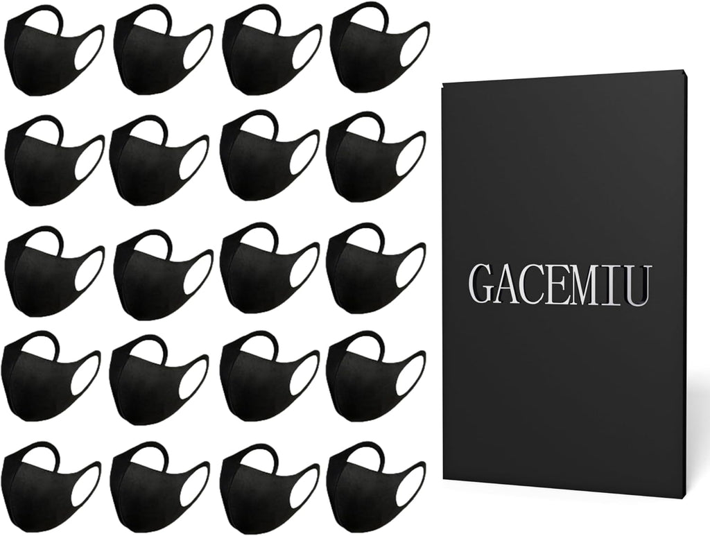 20 Pack Face Mask Unisex Washable and Reusable Comfortable Face Protection from Dust Pollen Pet Dander Fashionable Anti-Smog