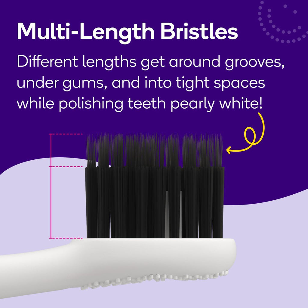 BURST Pro Sonic Electric Toothbrush Genuine Replacement Heads (White/3 Pack) | Soft Bristles for Deep Clean, Stain & Plaque Removal
