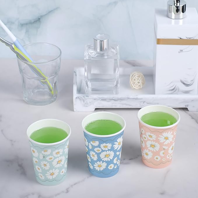 Lamosi 400 Pack Paper Cups 8 oz, Disposable Coffee Cups for Office, Party, Home, Travel, Paper Coffee Cups 8 oz for Hot Cold Beverages, Juice, Tea, Water