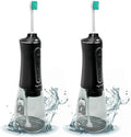 Professional Water Flosser - Advanced Dental Care for a Healthier Mouth, Gum, and Teeth - IPX7 Waterproof Oral Irrigator | 7 Replacement Tips, Travel-Friendly, Rechargeable - Oral Hygiene (2 Pack)