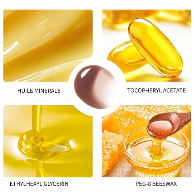 Honey Butter Lip Stain Tinted Lip Gloss, Shine Moisturizing Plumper Liquid Lipstick for Women, Natural Nourishing Hydrating Lip Balm for Dry Lips, Lightweight Lip Liner Care Makeup,Vegan #12+#8