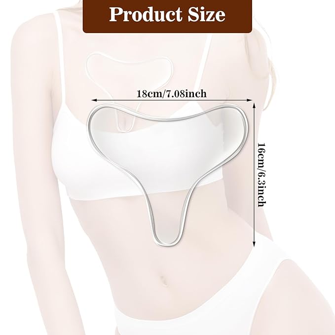 2 Pcs Anti Wrinkle Chest Wrinkle Patches Reusable Silicone Chest Patches Washable Gentle Skincare Silicone Sheets for Women Side Overnight Use WrinkleRemover while Sleeping