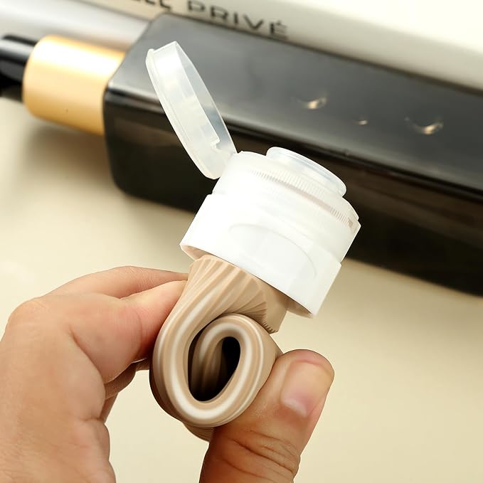 16 Pack Travel Bottles Set, TSA Approved Leak Proof Silicone Squeezable Containers for Toiletries, Refillable Travel Accessories for Conditioner, Shampoo, Lotion & Body Wash Accessories