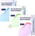 Travel Size Mouthwash,Mini Mouthwash Travel Size Bulk Portable Mouth Wash Set,Individual Small Travel Mouth Wash Packets for Fresh Breath(Pack of 60) A35