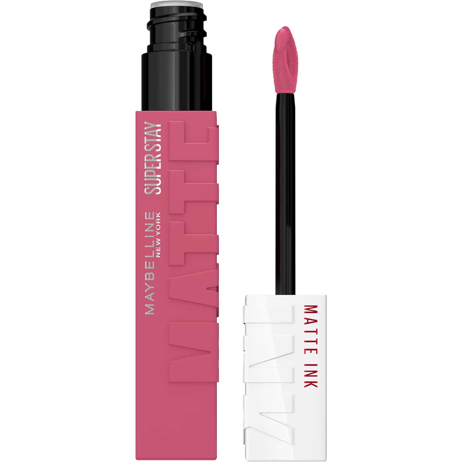 Maybelline Super Stay Matte Ink Liquid Lipstick Makeup, Long Lasting High Impact Color, Up to 16H Wear, Lover, Mauve Neutral, 1 Count, Packaging May Vary