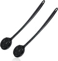 2 Pack Back Scrubber for Shower, 17in Lengthen Long Handle Body Brush, Double Sided Shower Brush for Shower Exfoliating and Massage Can Produce Rich Foam, Long Handle Back Scrubber for Men