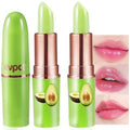 evpct 2Pcs Avocado Tinted Lip Balms PH Lip Color Changing Lipstick Balm Stain Gift Set Queen for Women Girls Korean Mood Long Lasting Color Change Light Pink Lipstick Lip Tint Plumper Gloss 10#