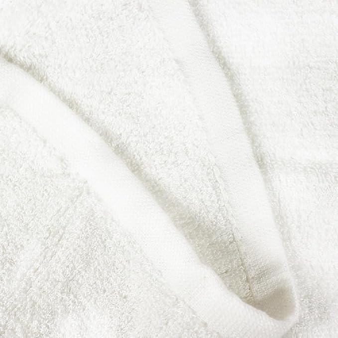 Baby Washcloths, Made from 100% Viscose from Bamboo - Ultra Soft Absorbent Newborn Bath Face and Body Towels - Reusable Baby Wipes for Delicate Skin, Make-Up Remover 10" x 10" - 6 Pack, White