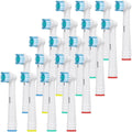 Toothbrush Replacement Heads Refills for Oral B - Precision Clean Brush Head for Gentle & Effective Cleaning and Optimal Dental Care, by DeBizz (20)