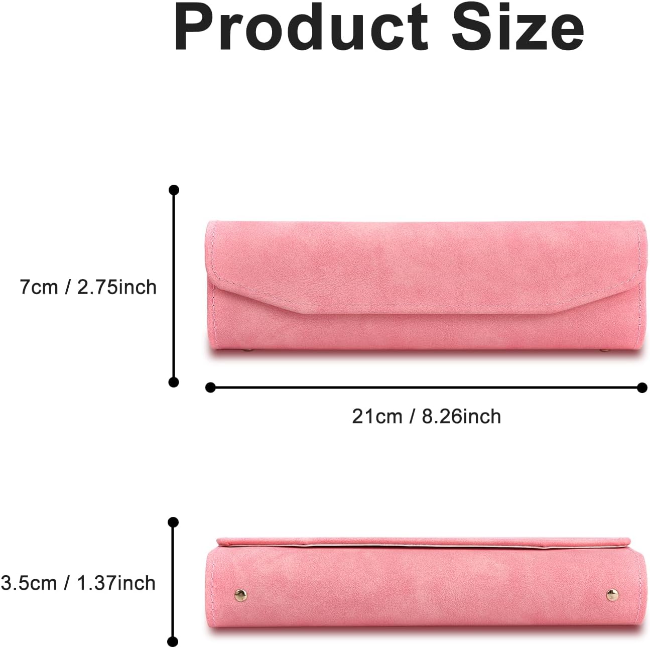 Leather toothbrush travel case, suitable for Oral-B/Oral-B Pro/Philips Sonicare electric toothbrushes, portable magnetic opening and closing protective bag