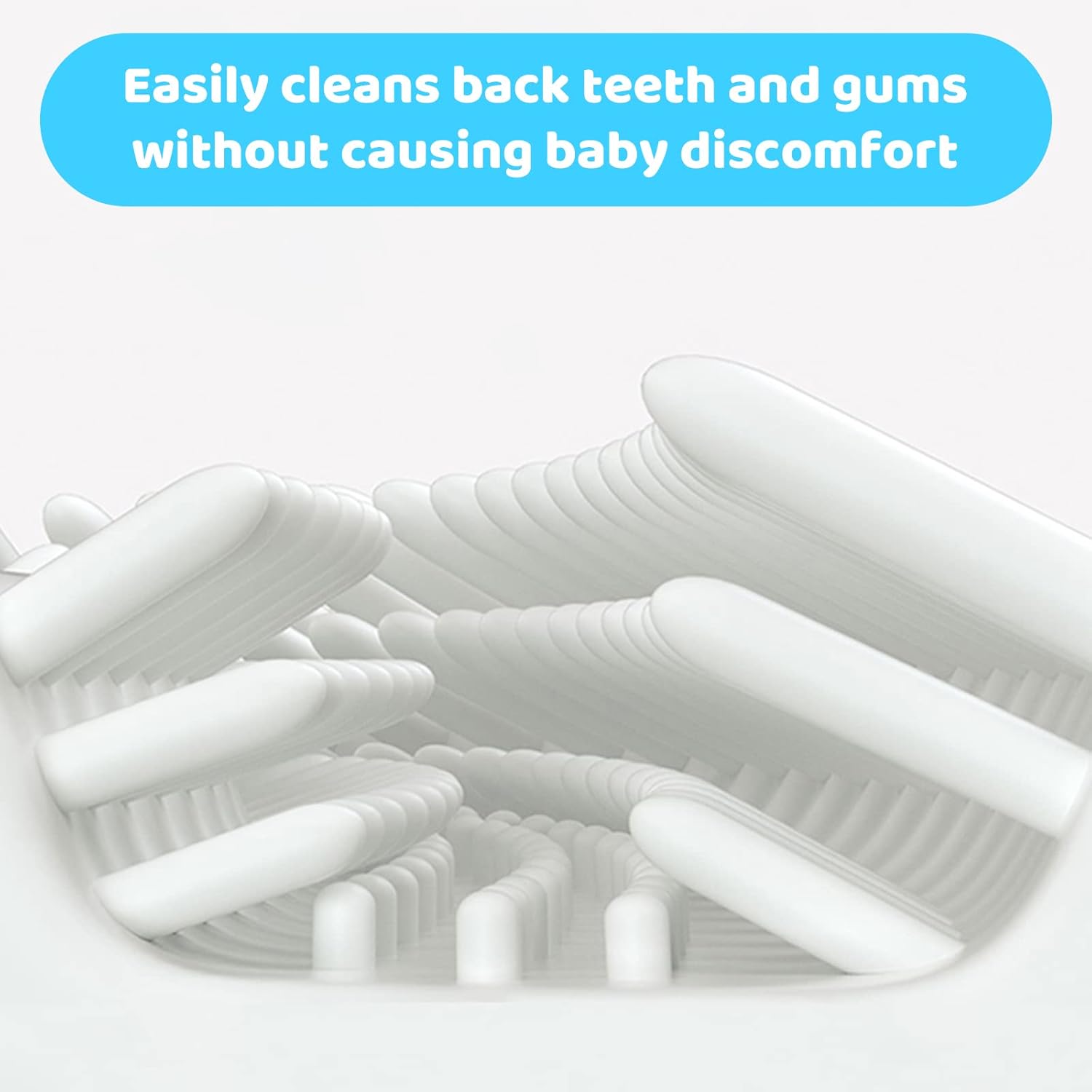 4-in-1 U-Shaped Toothbrush Set - Infant to Toddler Oral Care - Food Grade Silicone - Perfect for Age 1-6 (4-Pack) Baby Essentials Gift
