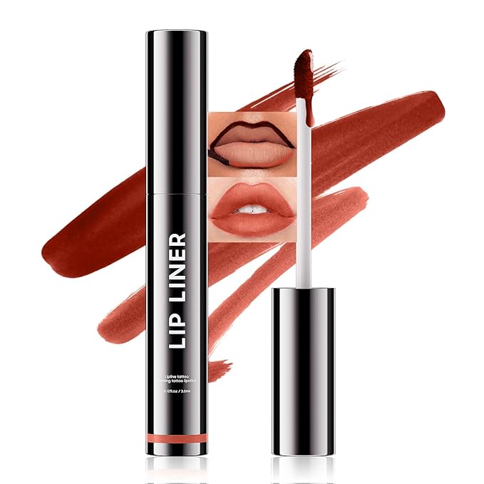 Lip Stain, Lip Gloss Transfer-Resistant Waterproof Smudge-Proof Moisturizing, Lip Tint for Women Gift All-Day Color Hold (Rose)
