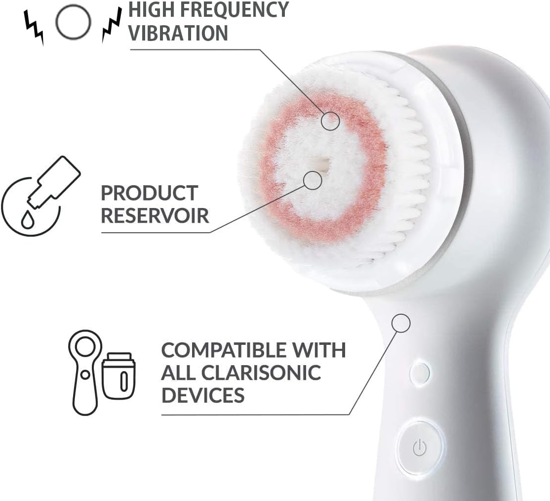 Radiance Brush Head Replacements Compatible with Clarisonic Mia 1, Mia 2, Mia Fit, Alpha Fit