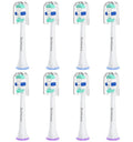 Replacement Brush Heads for Philips Sonicare Toothbrush Handles Toothbrush Heads for Sonicare (Pack of 8)