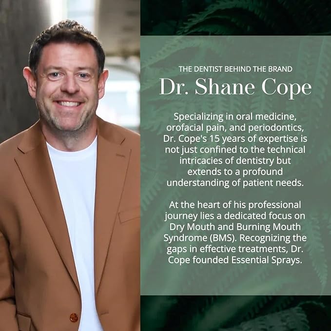 Dry Mouth Spray (2-Pack) - Moisturizing Aloe Vera Formula, Fresh Mint Flavor - Promotes Saliva Production & Soothes Dry Mouth - 2 fl. oz.