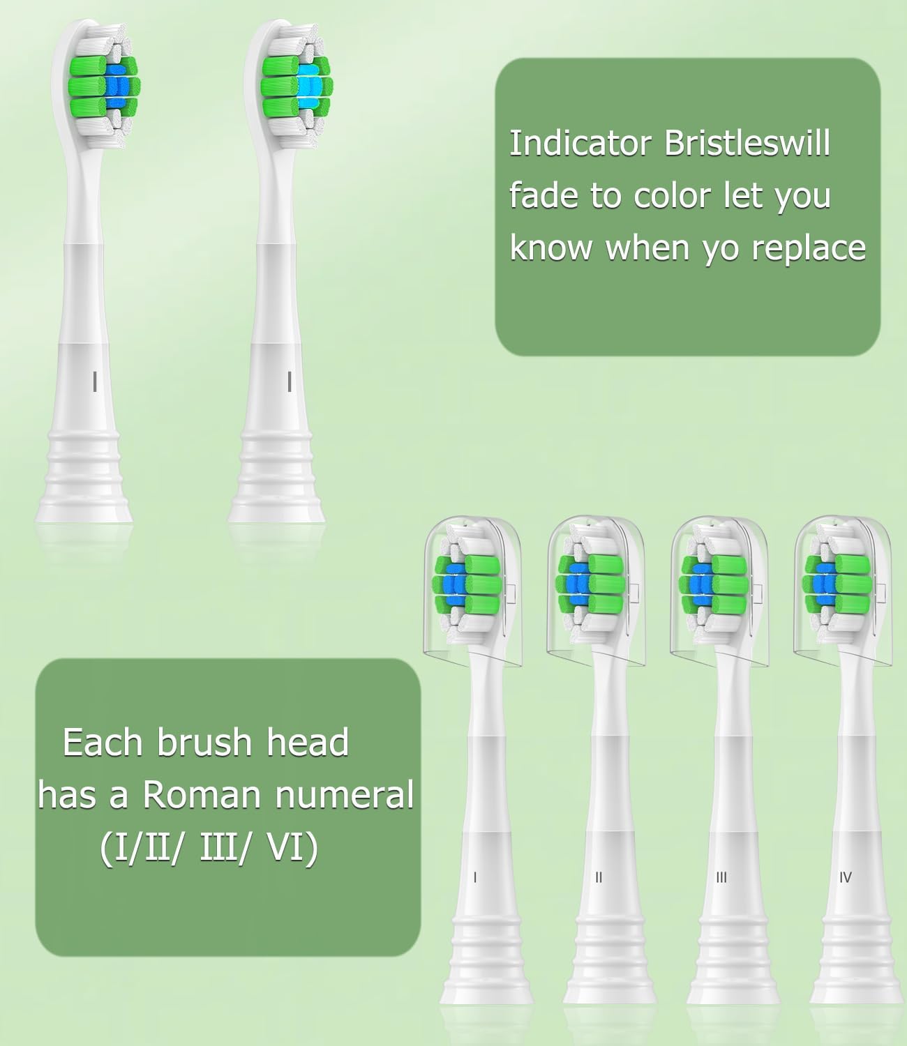 Replacement Toothbrush Heads Compatible with AquaSonic Black Series Vibe Series Black Series Pro Vibe Series Pro Elite Series Electric Toothbrush, 12 Count, White