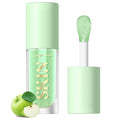 LANGMANNI Moisturizing Lip Oil,No-Sticky Lip Gloss Lip Balm Lip Care,Fruit Flavoured Lip Oil For Dry Lip's Moisturizing Hydrating And Nourishing ((Green Apple))