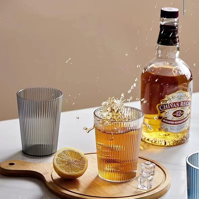 Toothbrush Cup Holder, Bathroom Tumbler, Unbreakable Cup, Reusable mouthwash Cup, mug3PCS (Blue&Clear&Grey)