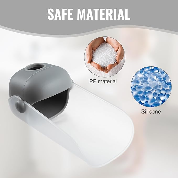 2Pcs Faucet Extender, Fits Standard and Gooseneck Faucets, Grey