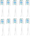 Replacement Toothbrush Heads for Philips Sonicare Replacement Heads, Electric Replacement Brush Head Compatible with Phillips Sonicare Electric Toothbrushes, 10 Pack