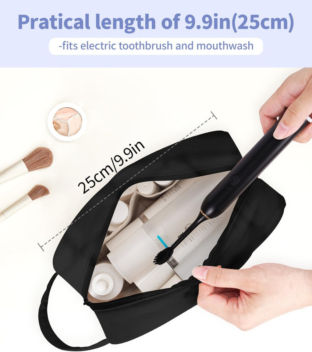 Narwey Travel Toiletry Bag for Women Traveling Dopp Kit Men Travel Bag for Toiletries Cosmetic Bag Makeup Bag Medicine Bag for Traveling