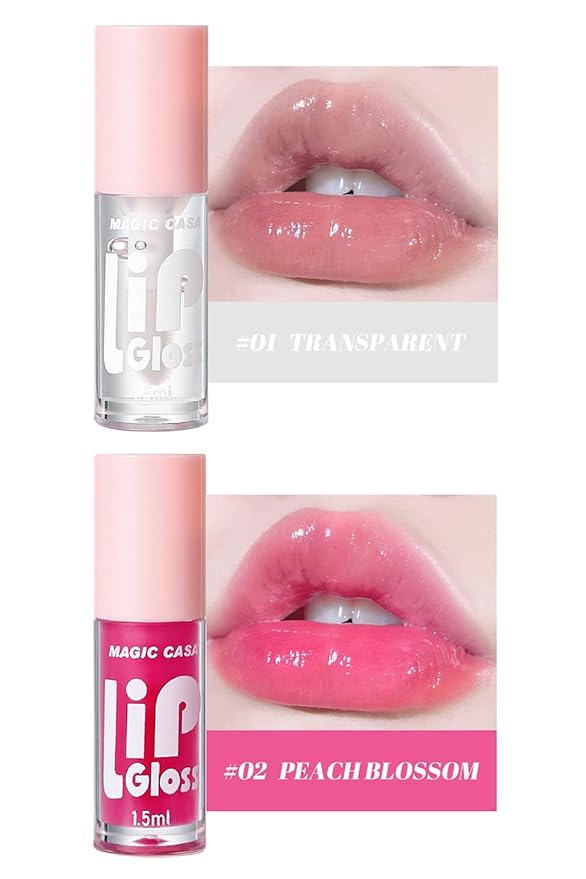 Yasovigi Lip Stain Lip Oil Plumping Lip Tint Moisturizing Lip Gloss, Transparent Lip Balm Care Stick Nourishing Repairing Non-sticky, Moisture&Lighten Lip Lines