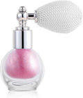 Pink Glitter Spray for Face and Body, Rich Color Loose Shimmer Powder Long Lasting Sparkly Spray High Gloss Makeup for Women Rave Festival Prom Stage Wedding Party, #6