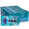 ORBIT Gum Wintermint Sugar-Free Chewing Gum, 12 Packs Bulk, 14 Pieces Each (168 Total)