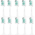 Toothbrush Replacement Heads for Philips Sonicare C1 C2 ProtectiveClean 4100 5100 Electric Toothbrush Head 1 2 Series Plaque Control Snap-on, 10 Pack