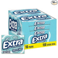 Extra Gum Smooth Mint Sugarfree Gum Bulk, Individually Wrapped, Perfect for Fresh Breath at School, Work, and Travel, 15 Count, Pack of 10