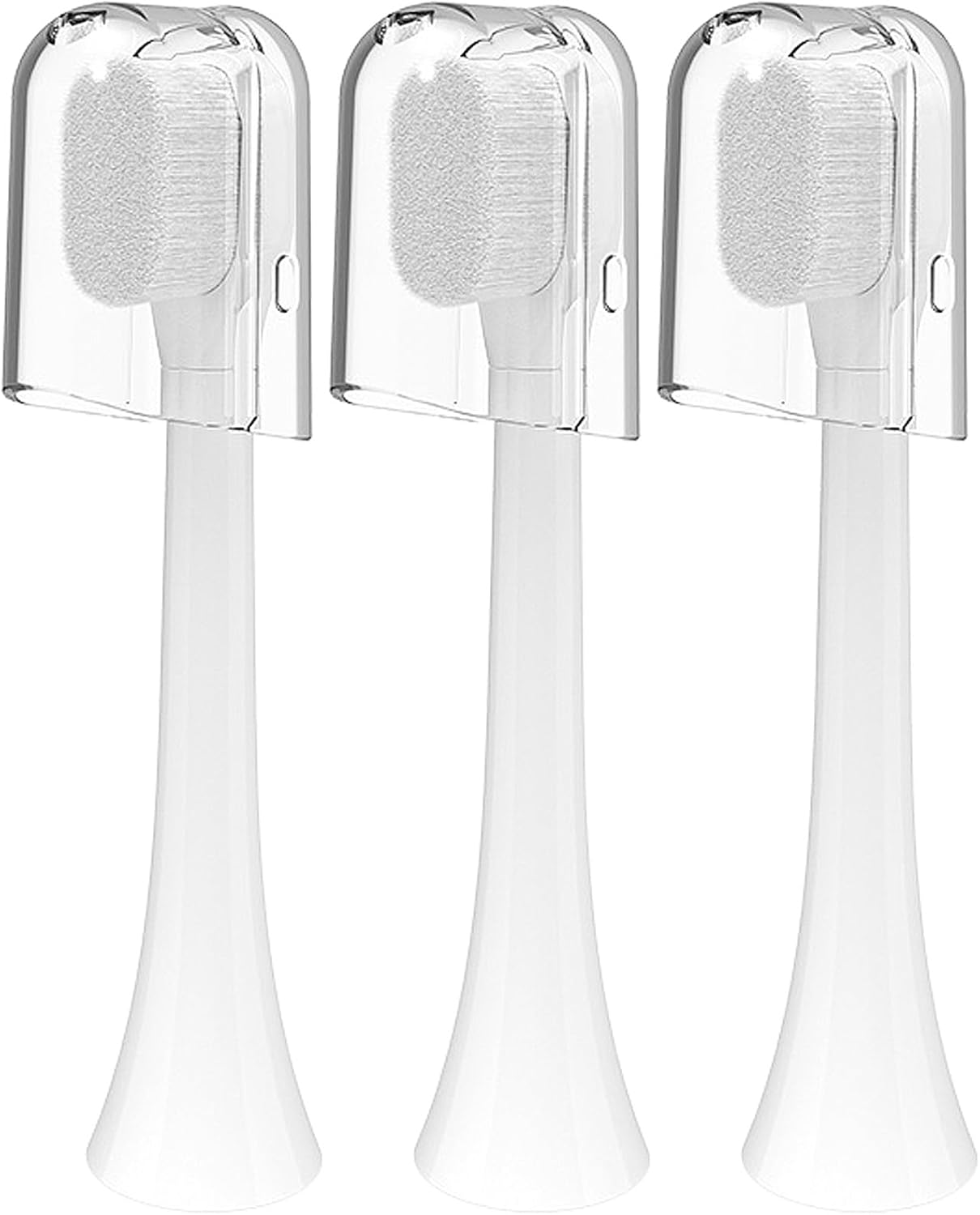 Replacement Brush Heads for Kids Compatible with Philips Sonicare, Extra Gentle 80μm Micro Bristles for Deep Cleaning & Gum Protection, High-Density Soft Brush for Ages 2–10, 3 Pack with Covers