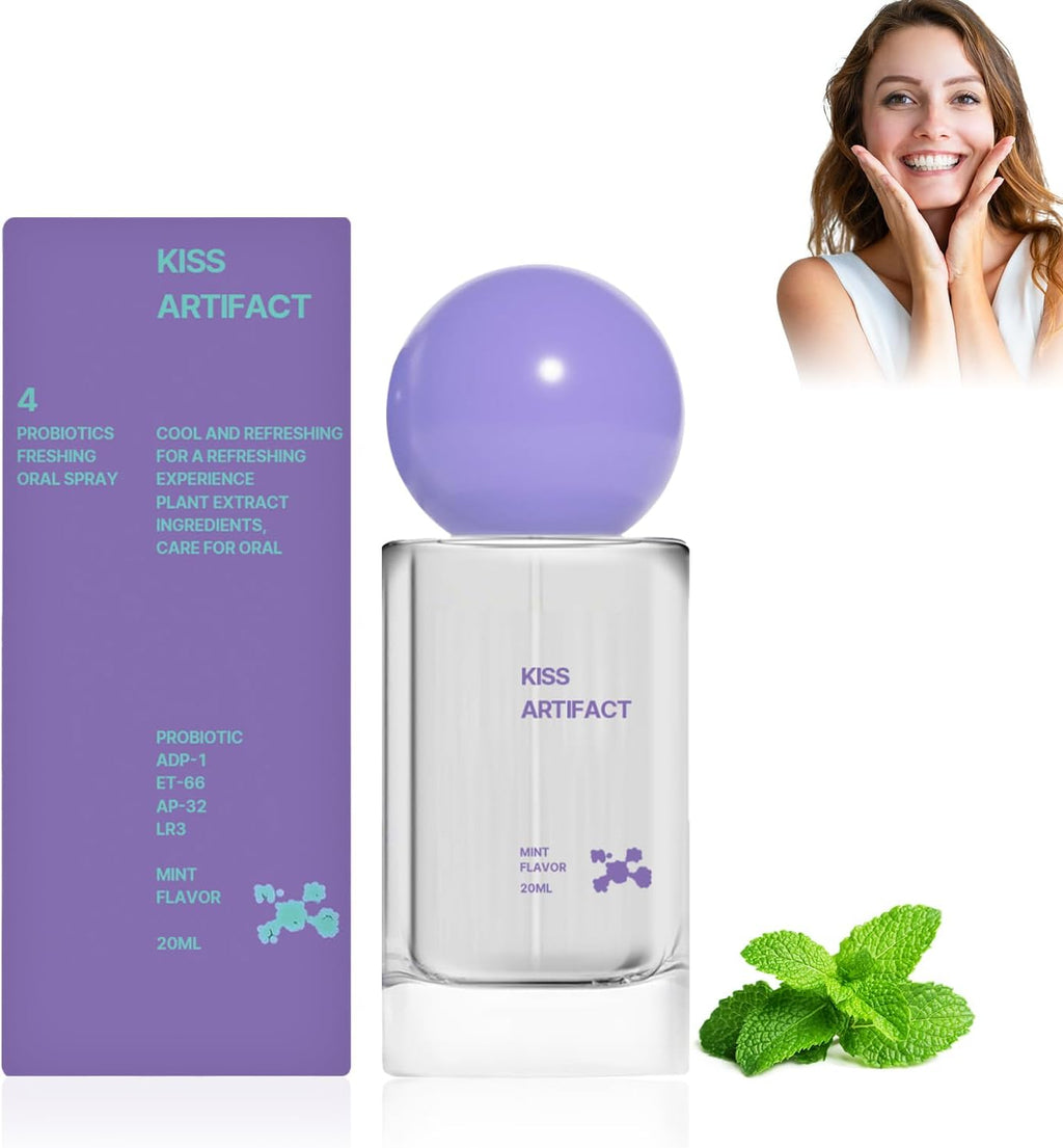 Probiotic Oral Spray for Long-Lasting Freshness, Alcohol-Free Oral Spray with Probiotics for Breath Care, Promotes Oral Health, Convenient Travel-Sized Breath Spray (20 ml / 0.68 oz)