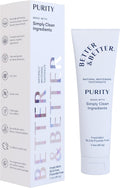 Better & Better Purity Toothpaste | Natural Whitening Toothpaste Without Additives | Organic, Vegan, Fluoride & SLS Free | Coconut-Based Formula w/Fresh Mint Flavor | 3.4oz, 1 Pack