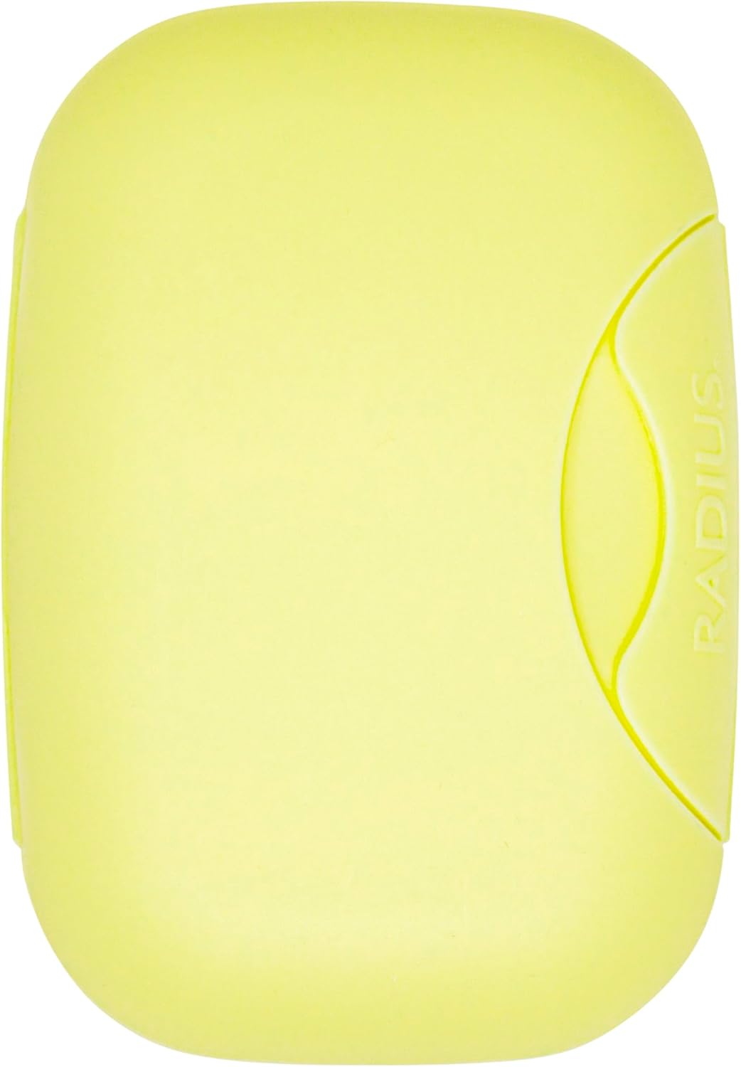 RADIUS Travel Case Value Pack, 3 Count (Toothbrush, Razor, Soap), BPA-Free Recycled Plastic, Portable for Bathroom, School, Home, Camping - Lemon Yellow