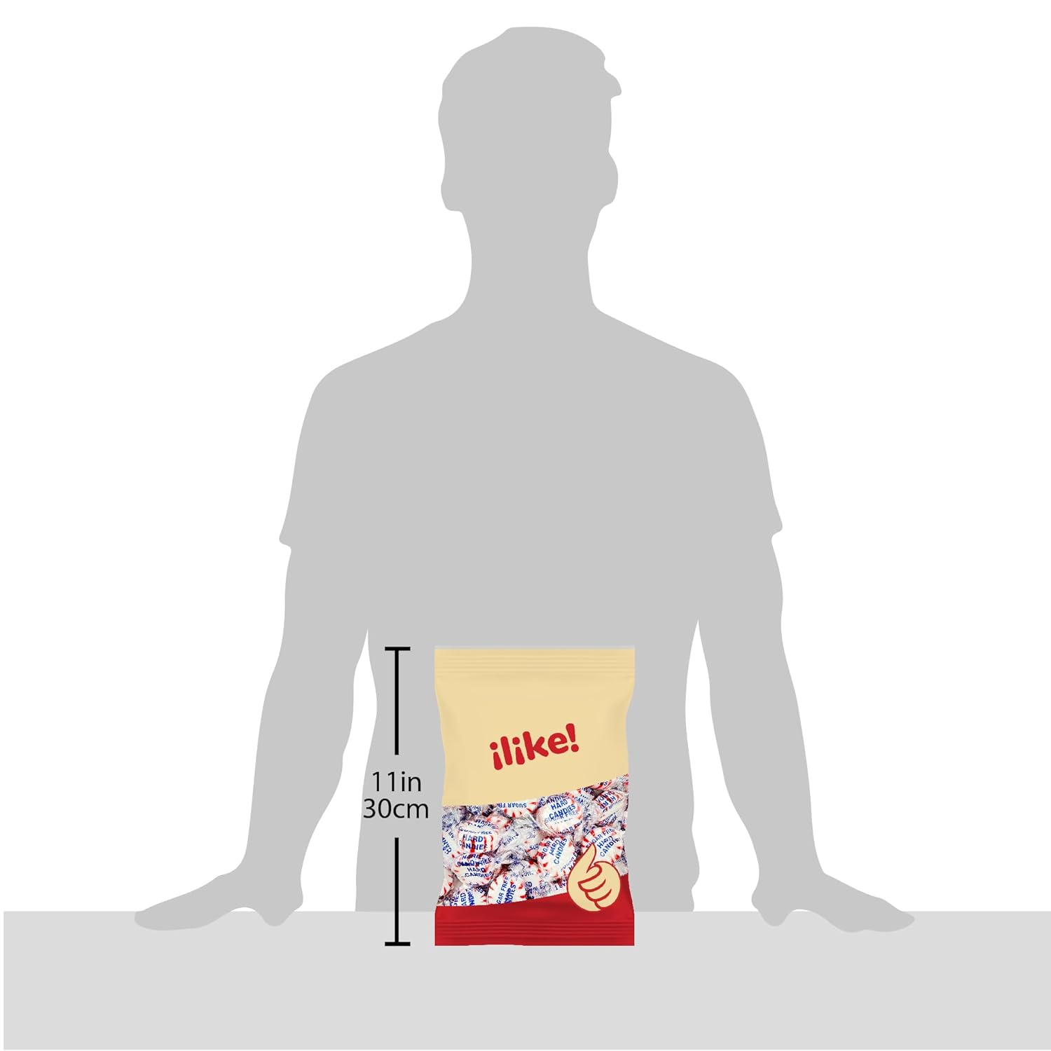 Sugar-Free Starlight Mints | 1-Pound Pack | Peppermint Hard Candy