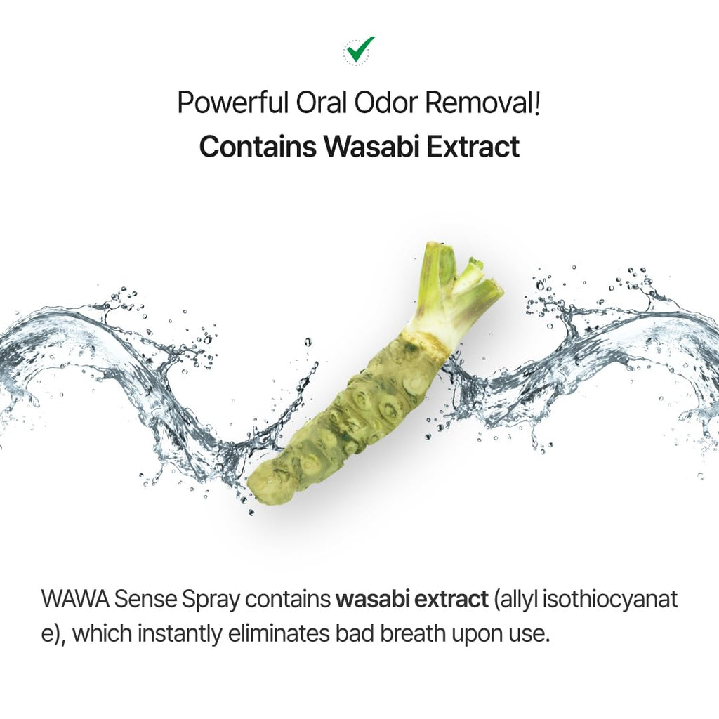 ROROBELL Wawa Sense Spray Oral Care Mouth Freshener Fights Bad breath ((1/3 Fl Oz (Pack of 5)))