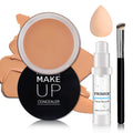 Under Eye Color Corrector for Dark Circles with Primer,Cream Color Correcting Concealer Full Coverage,Vegan Under Eye Cover up Makeup Concealer Makeup (05 Mediun Honey)