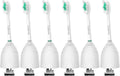 Replacement Toothbrush Heads Compatible with Philips Sonicare E-Series, Essence, Advance, CleanCare, Elite and Xtreme Screw-on Electric Phillips Brush Handles, 6 Pack