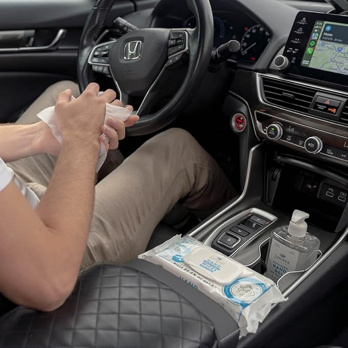 3 Pack Hand Sanitizing Wipes, 216 Count Disposable Hand Sanitizer Wipes, Fresh Scent, Lint Free & Durable