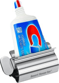 Toothpaste Squeezer Tube Roller Stainless Steel Tube Squeezer Rollers, Saves Toothpaste, Creams, Puts an end to Waste - Simple and Practical (Silver)