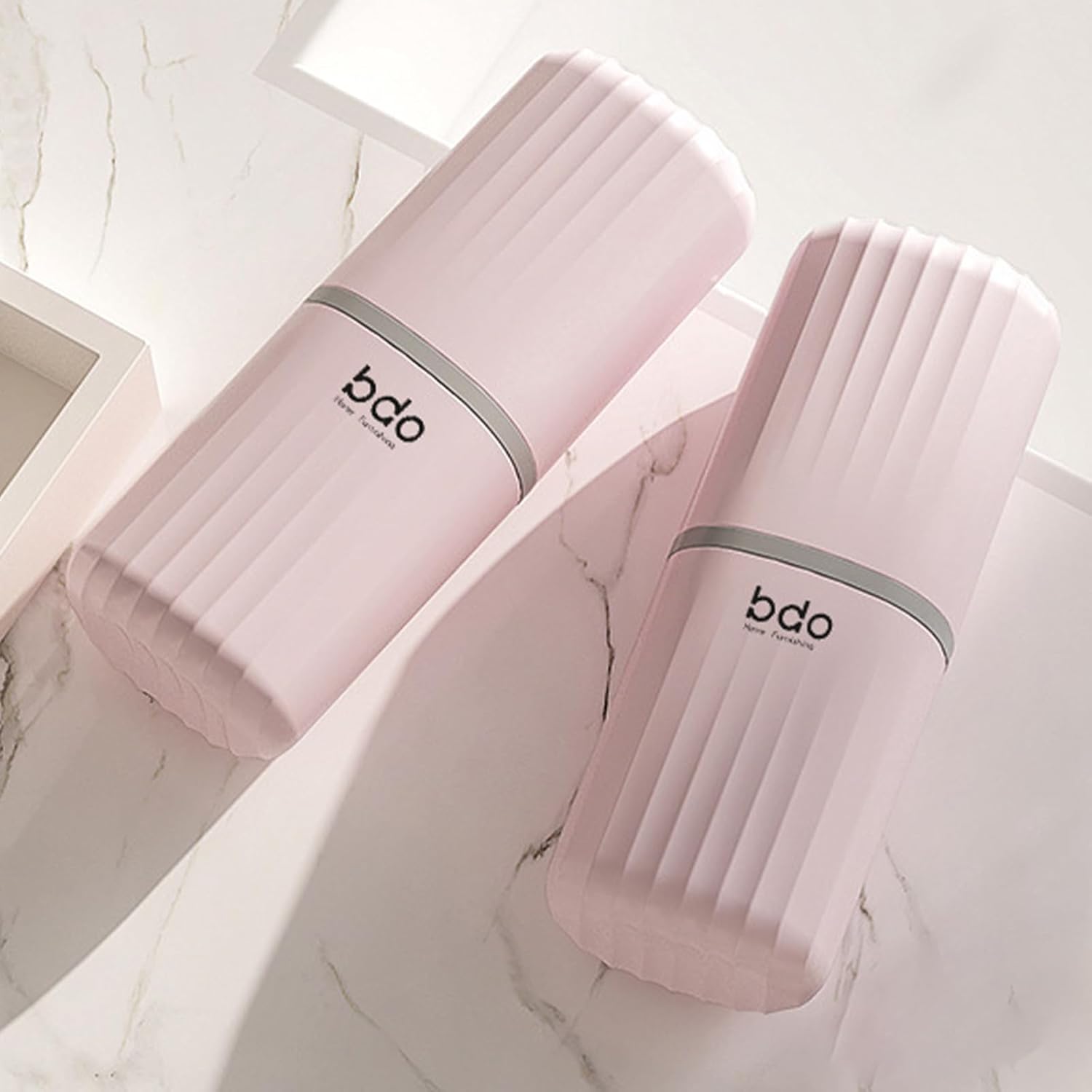 Toothbrush Travel Case Portable Toothbrush Holders with Cover Leakproof Toothbrush & Toothpaste Holder for Traveling School Camping Business Trip Bathroom