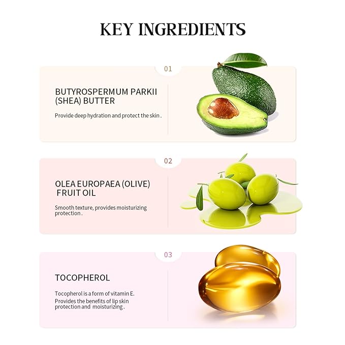 Dulele Glossy Lip Balm Butter, 4 Colors Peptide Lip Tint Lip Stain, Moisturizing Lip Gloss Hydrating Lip Glow Oil, Nourishing Lip Care & Repair Lip Mask (Clear, M)