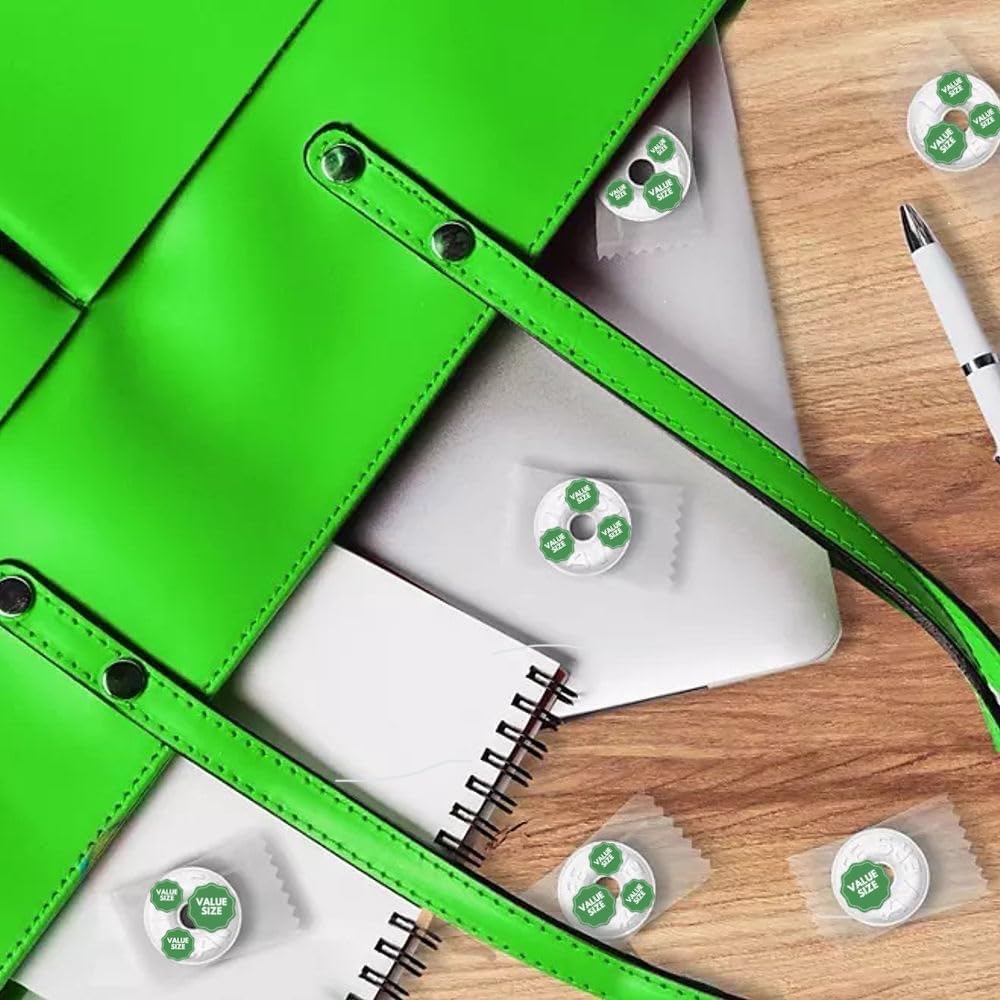 LifeSave Wint O Green Individually Wrapped Mints Hard Candy, 3.5 lbs Bag w/A Storage Bag