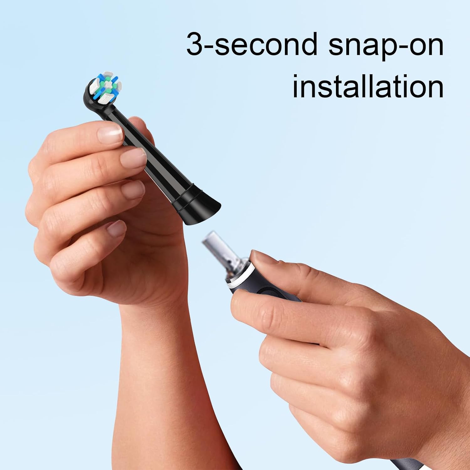 Toothbrush Replacement Heads for IO 2/3/4/5/6/7/8/9/10 Series Electric Toothbrush,Replacement Brush Heads Compatible with Oral B,8 Count