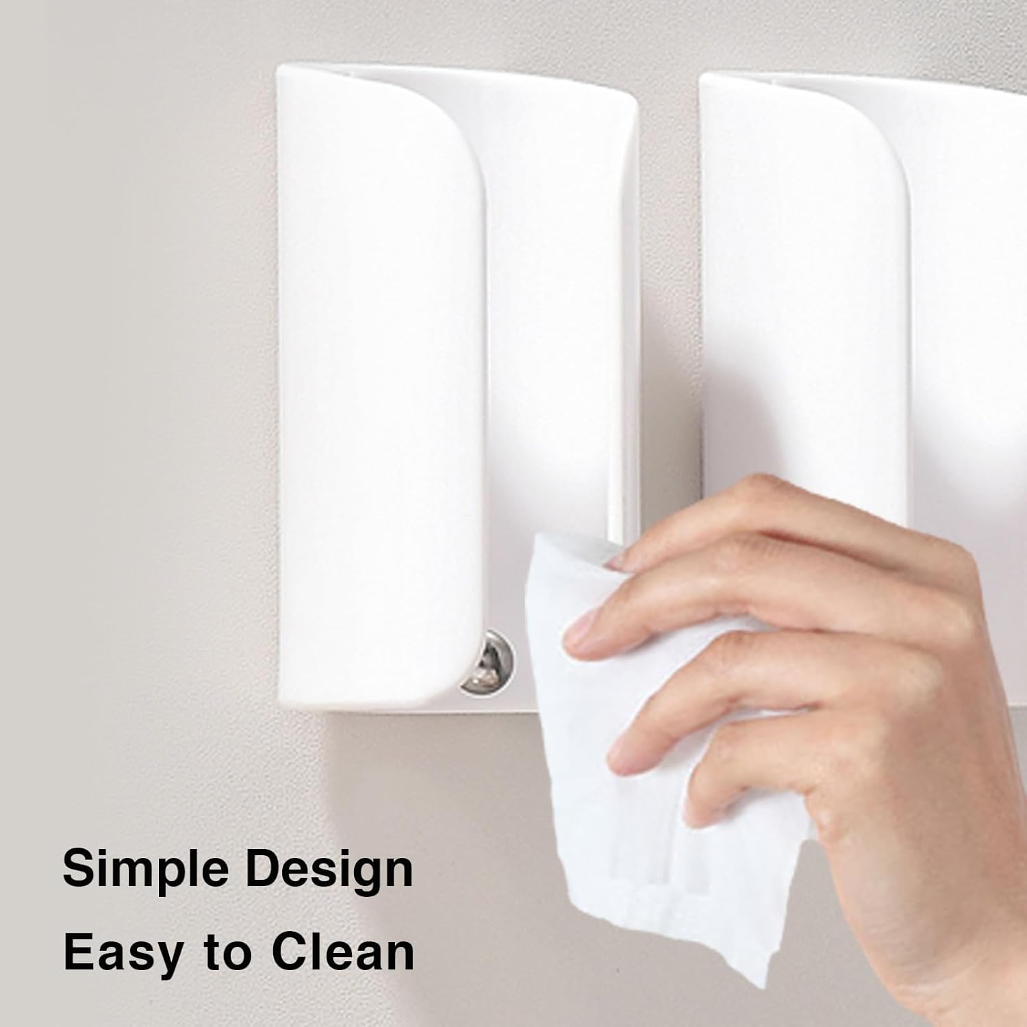 Electric Toothbrush Holder for Bathroom, Wall-Mounted Toothbrush Stand with Self-Adhesive, Compact Bathroom Caddy for Electric Toothbrushes (White-4pcs)