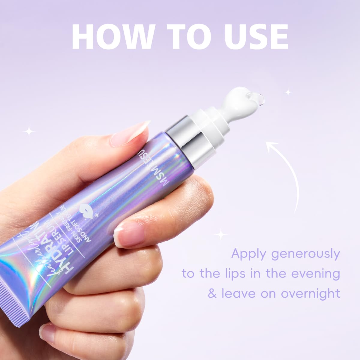 Lip Balm & Serum for Dry Lips, Featherlight Hydrating Balm, Non-Sticky Lip Moisturizer for Smooth & Glossy Lips, 2-Pack (0.5oz Each)